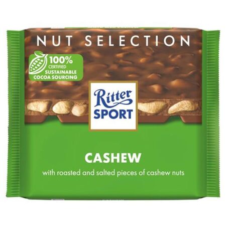 Ritter Sport cashew met melkchocolade 100g