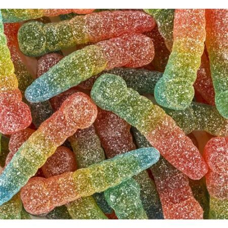 Haribo Zure Regenboog Wormen 1kg – Zure Snoeptraktatie