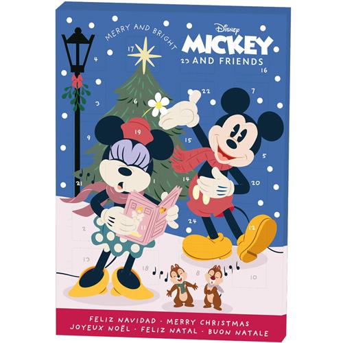 THT 30/06/2027 Mickey & Friends Adventskalender 50g | Melkchocolade