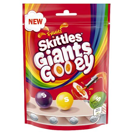 Skittles Giants Gooey 136g | Extra grote zachte Skittles