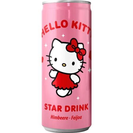 Hello Kitty Framboos Drink 250ml – Fruitige Frisdrank