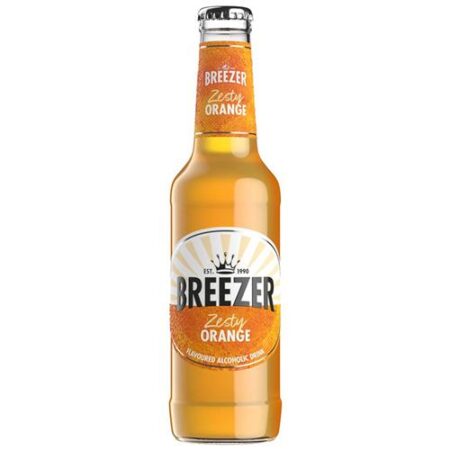 Breezer Zesty Orange 275ml – Verfrissende Cocktail met Sinaasappelsmaak