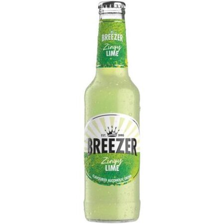 Breezer Zingy Lime – 275ml verfrissende limoenmix met rum
