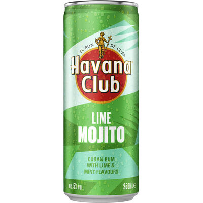 Havana Club Lime Mojito 25cl – Ready-to-Drink Cocktail