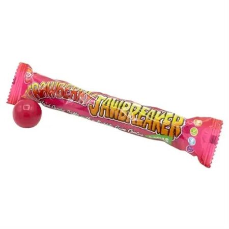 Jawbreaker Strawberry 4 stuks | Zed Candy met kauwgomkern