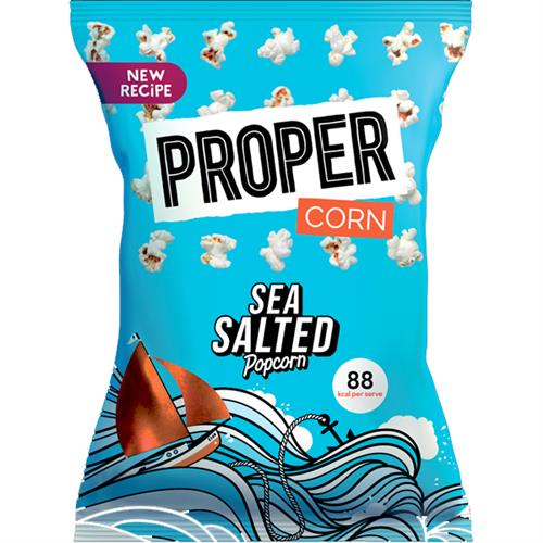 Proper Popcorn Sea Salted 70g | Licht gezouten popcorn