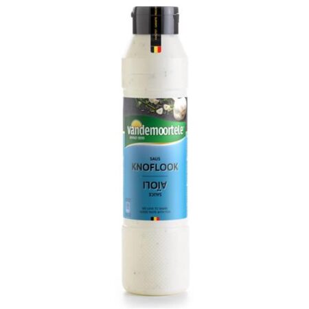 Vandemoortele knoflooksaus fles 1 liter