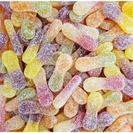 Frisia Snoepjes Mini Tongen 1,5kg – Bulk Snoep –  Zure Harde Snoepjes Met Fruitsmaak