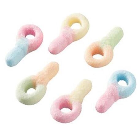 Frisia Zure Tutters – Snoepjes in fopspeenvorm met unicornkleuren 1kg