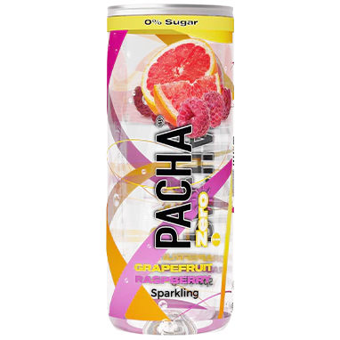 Pacha Drink zero 250ml - grapefruit & raspberry