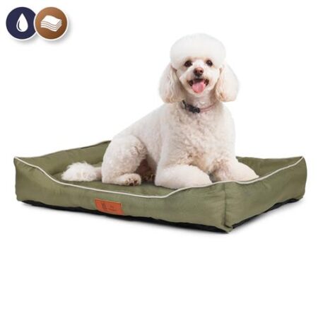 Pet Perfect Benchkussen Groen – Comfortabel & Wasbaar – M (70×50 cm)