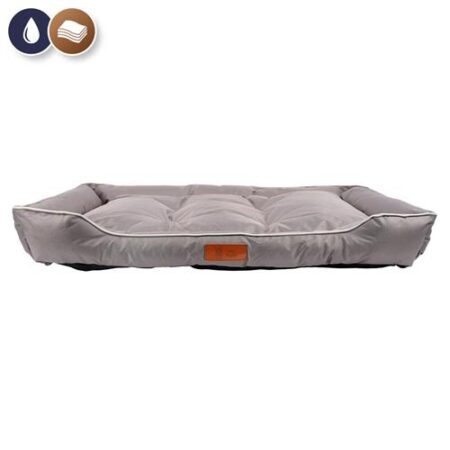 Pet Perfect Benchkussen Grijs – Comfortabel & Wasbaar – M (70×50 cm)