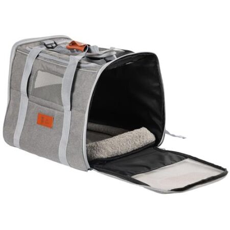 Pet Perfect Dierendraagtas Grijs – Comfortabel & Veilig Reizen