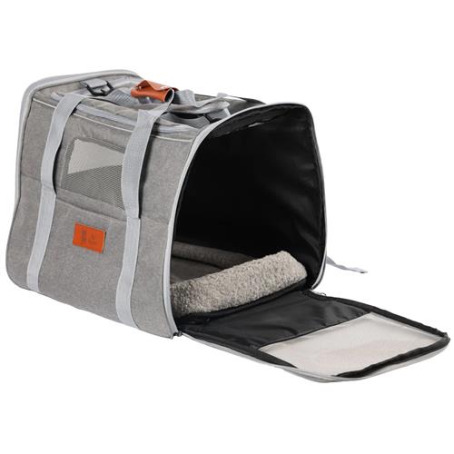 Pet Perfect Dierendraagtas Grijs – Comfortabel & Veilig Reizen