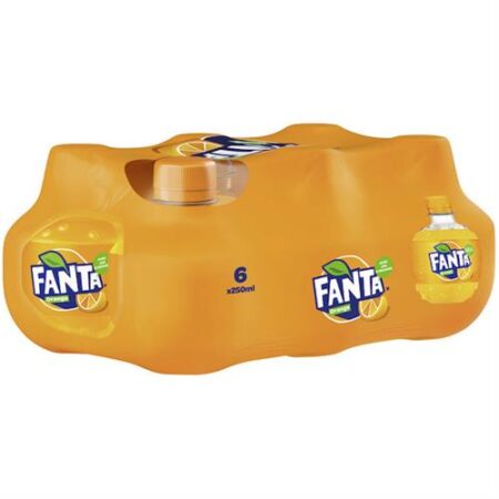 Fanta Orange Mini 6 x 0,25L - PET Mini Flesjes - 6-Pack