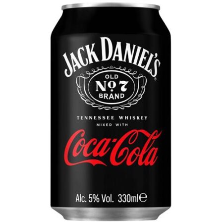 Jack Daniels & Coca-cola 250ml 5% vol