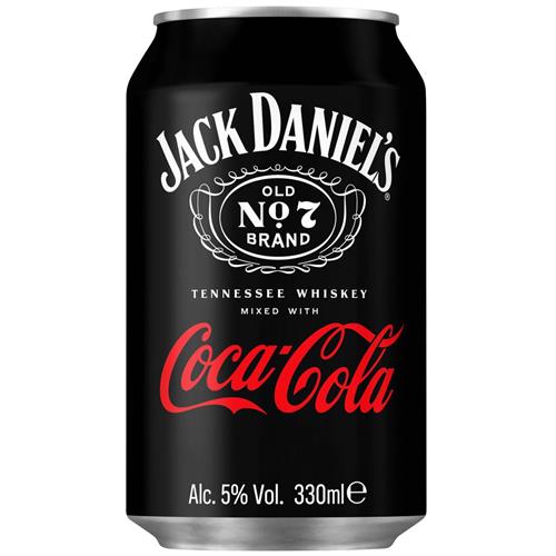Jack Daniels & Coca-cola 250ml 5% vol