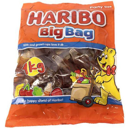 Haribo Snoepjes Grote Colaflesjes 1kg - Happy Cola - Bulk Snoep