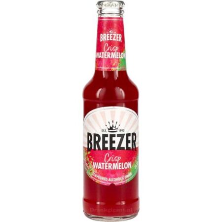 Bacardi Breezer Crisp Watermelon 275ml – Frisse Alcoholische Watermeloendrank