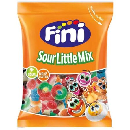 Fini Snoepzakje Sour Little Mix 90g - Zure Mix Snoepjes - Glutenvrij