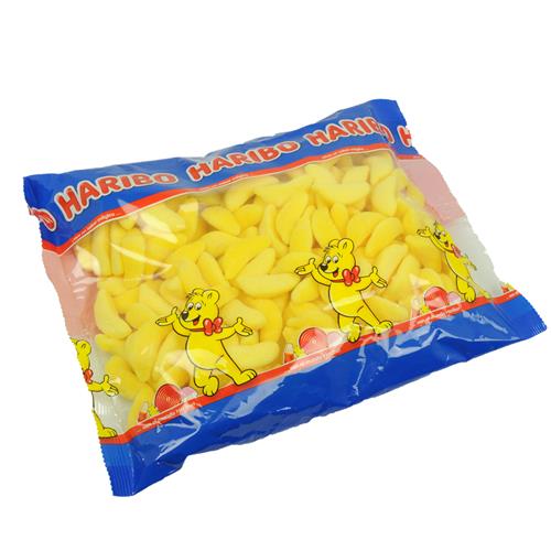 Haribo Banaantjes 1000g – Zachte schuimsnoep met bananensmaak