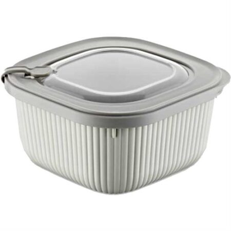 Bewaardoos "MicroLine" vierkant - 1100 ml