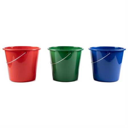 Emmer 5L – Sterke kunststof emmer in diverse kleuren met metalen handvat