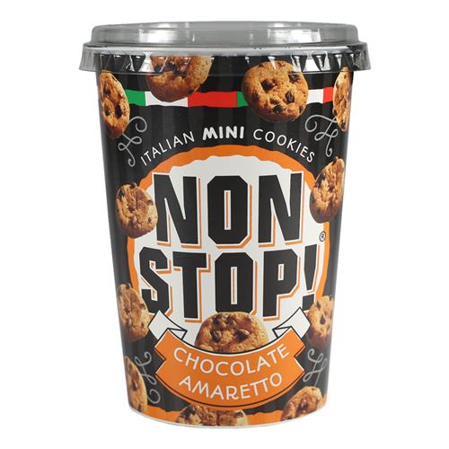 Non Stop! Italiaanse Mini Cookies Met Chocolade & Amaretto Smaak 125g
