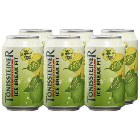 Tönissteiner Ice-Break Fit 6 x 33cl – Blikjes – 6-Pack – Limonade