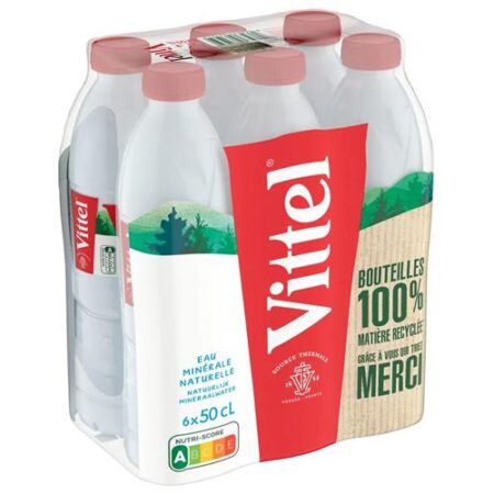 Vittel Natuurlijk Mineraalwater 6 x 50cl - Plat Water