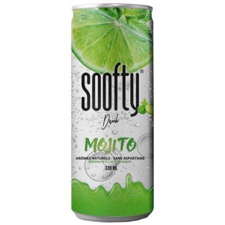 Soofty Drink Mojito 330ml - Frisdrank Met Mojito Smaak - Blikje