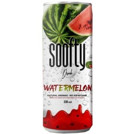 Soofty Drink Watermeloen 330ml – Verfrissende Frisdrank met Fruitsmaak