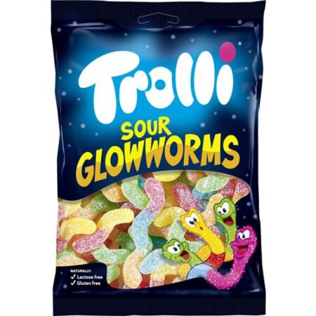 Trolli Snoepen Gloeiwormen Zuur 1kg