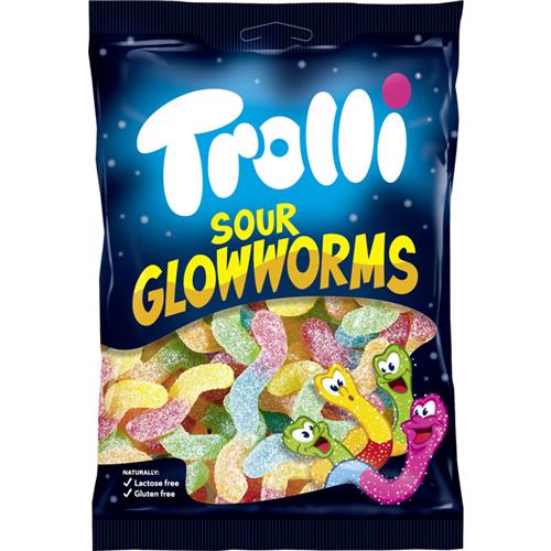 Trolli Snoepen Gloeiwormen Zuur 1kg