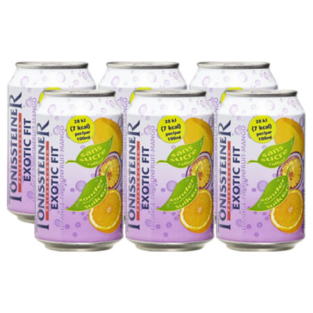 Tönissteiner Exotic Fit 6 x 33cl – Blikjes – 6-Pack – Limonade