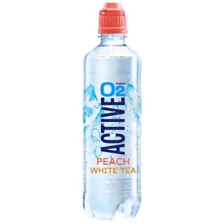 Active O2 Peach White Tea 500ml - Verfrissende Zuurstofrijke Drank