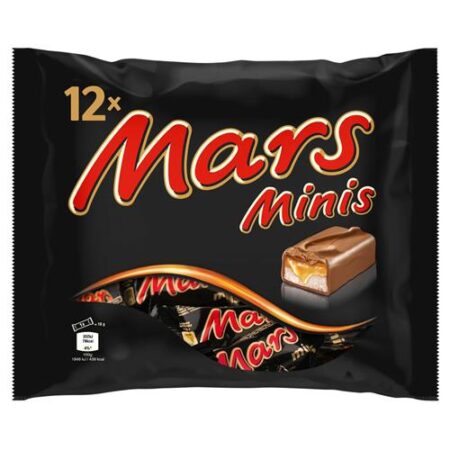 Mars Minis 12 stuks – Individueel Verpakte Chocoladereepjes