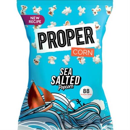 Proper Popcorn Sea Salted 70g | Licht gezouten popcorn