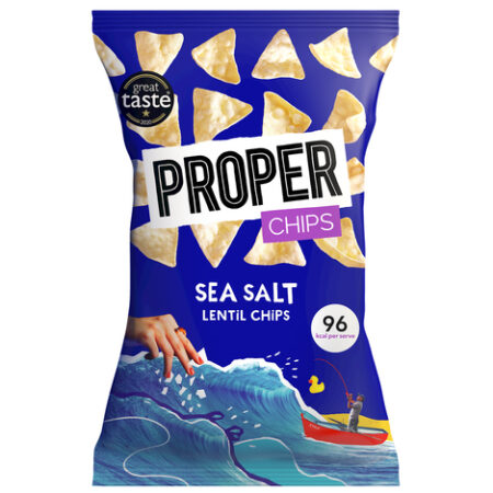 Proper Lentil Chips Sea Salt 85 g – lichte linzenchips met zeezout