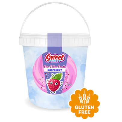 Sweet Party Suikerspin Framboos 40g – Glutenvrije Suikerspin Met Framboossmaak