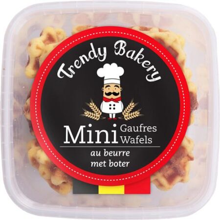 Trendy Bakery Mini Wafeltjes met Boter 160 g