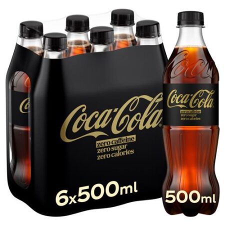 Coca Cola Zero Sugar Caffeïne Free 6 x 500ml