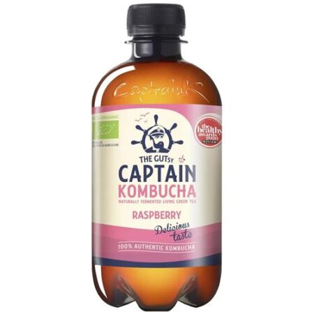 The Gutsy Captain Kombucha Raspberry 400ml