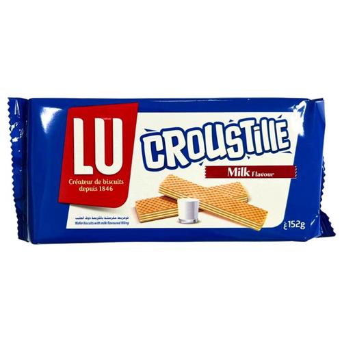 Lu Croustille Melkcrème 152g – Wafelbiscuits Met Melkcrèmesmaak
