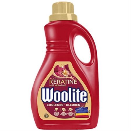 Woolite Vloeibaar Wasmiddel Met Keratine Gekleurde Was 25 Wasb./1,5L