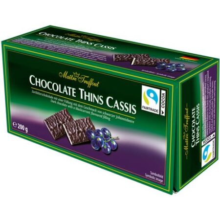 Maître Truffout Fijne Chocolade Met Cassis 200g