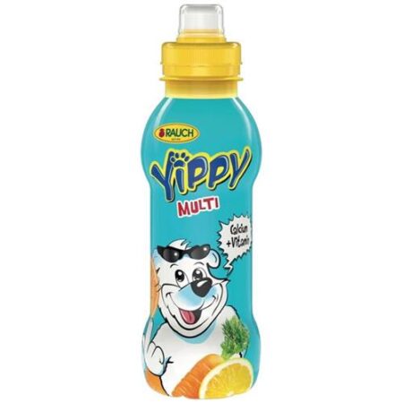 Rauch Yippy multi 330ml kinderdrank met fruit en vitamines in handige fles