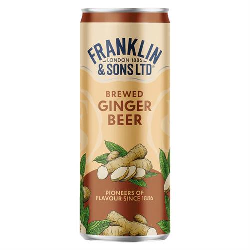 Franklin & Sons Brewed Ginger Beer 250ml - Afbeelding 2
