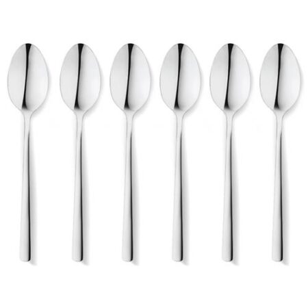 Livenza Oslo RVS dessertlepels set van 6 in 18/10 roestvrij staal