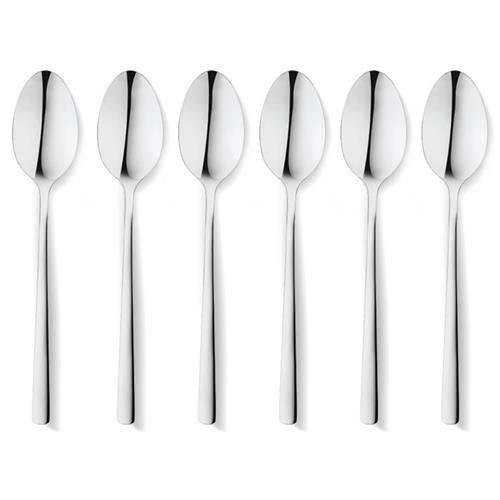 Livenza Oslo RVS dessertlepels set van 6 in 18/10 roestvrij staal